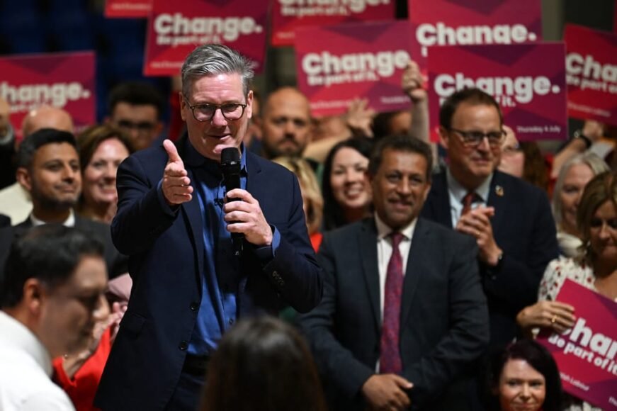 Inside Keir Starmer’s Election Night Frenzy