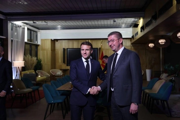 Mickoski: I had an open conversation with Macron about unblocking our path to the EU