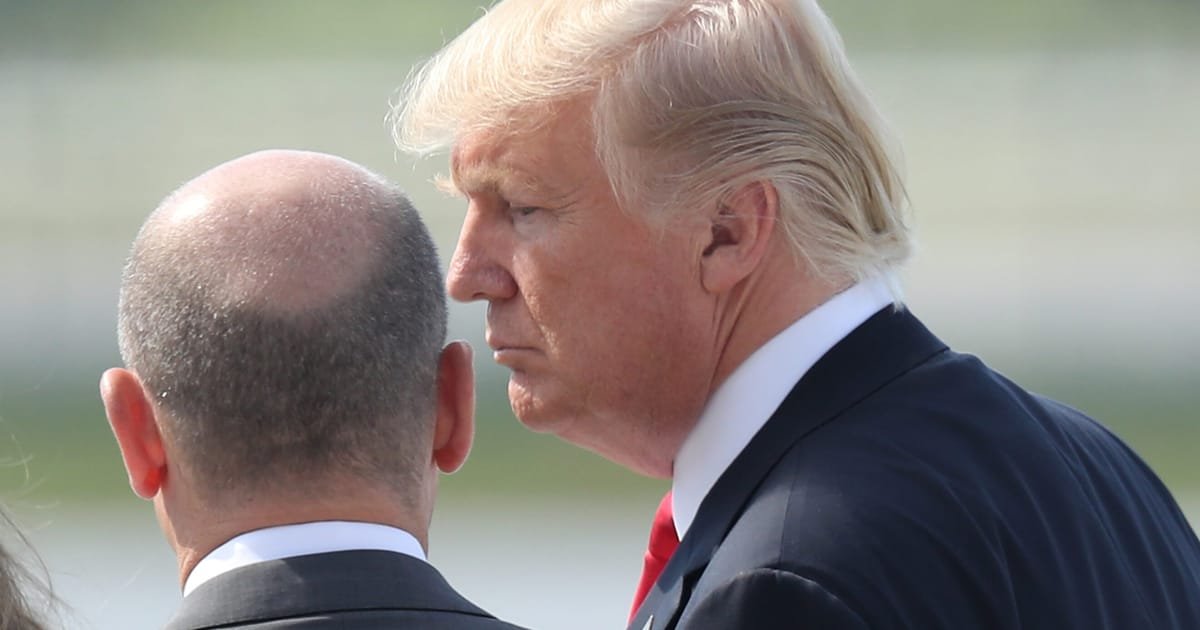 Scholz Says He Was Positively Surprised by Conversation with Trump