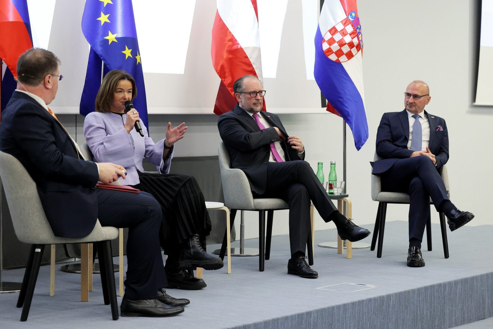 Slovenia, Austria, and Croatia’s Foreign Ministers Discuss EU Enlargement and Schengen Expansion