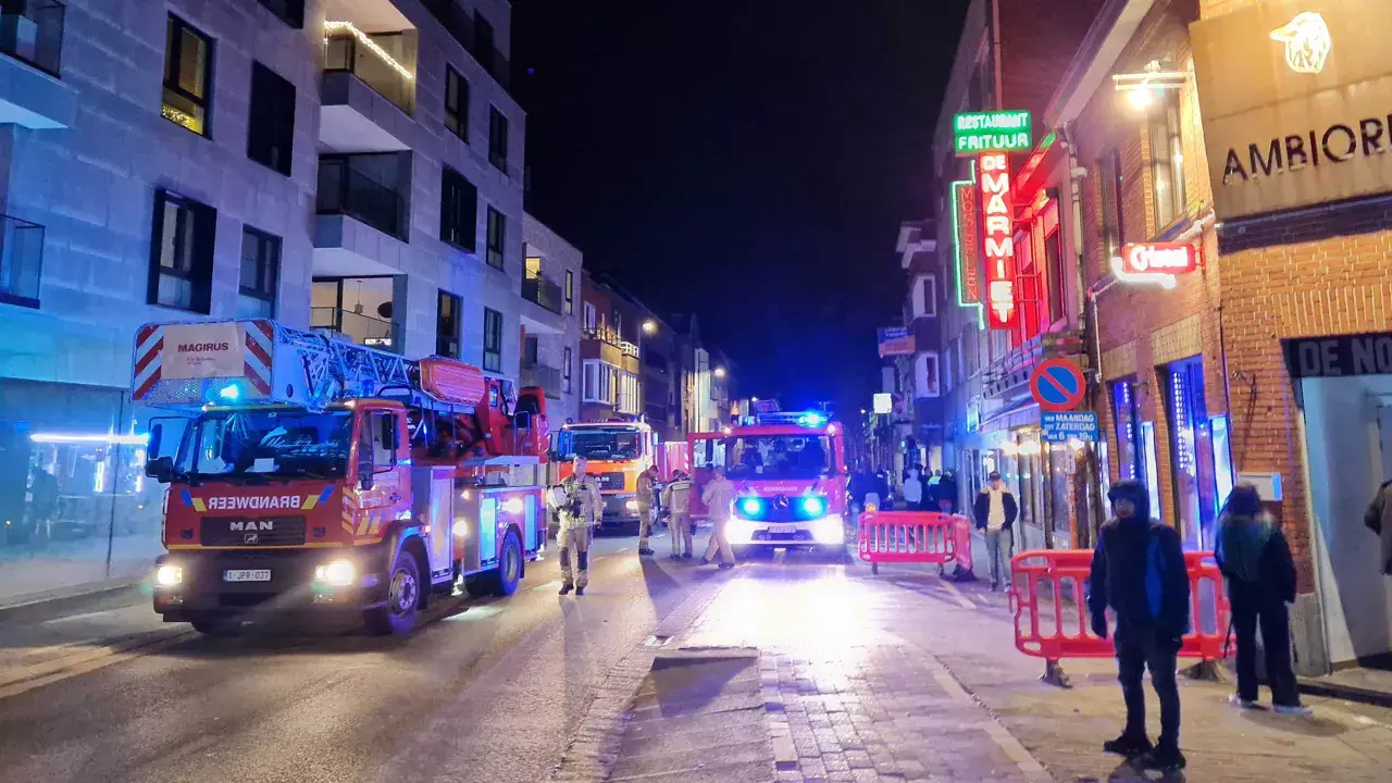 Blaze at Hasselt Building: 22 Evacuated, 2 Hospitalized