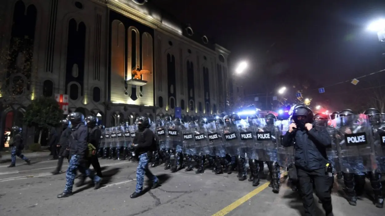 Georgia Police Detain Dozens Amid Crackdown on Pro-EU Protests