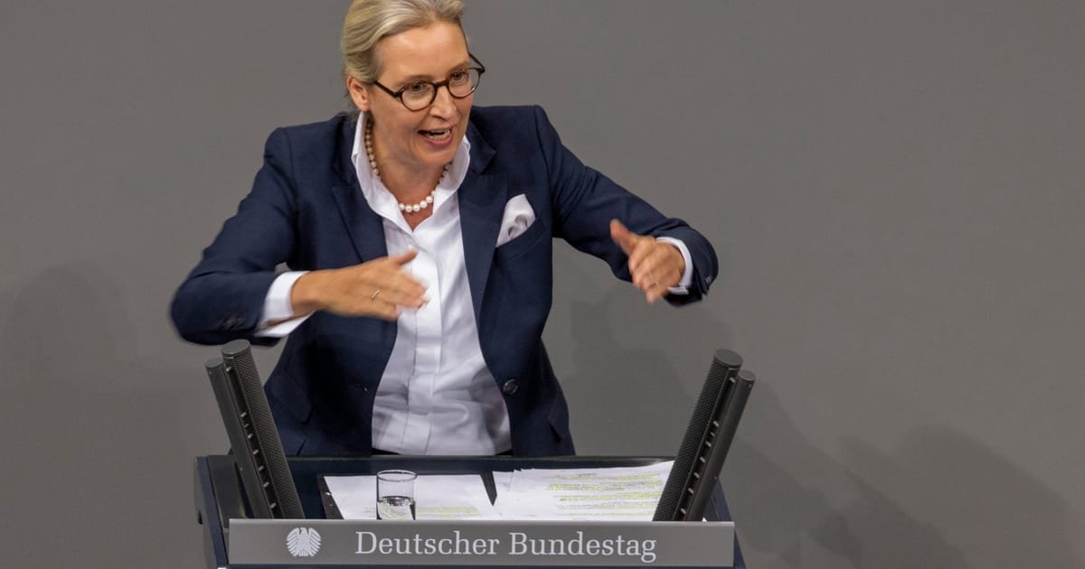 German Far-Right AfD Selects Alice Weidel as Chancellor Candidate