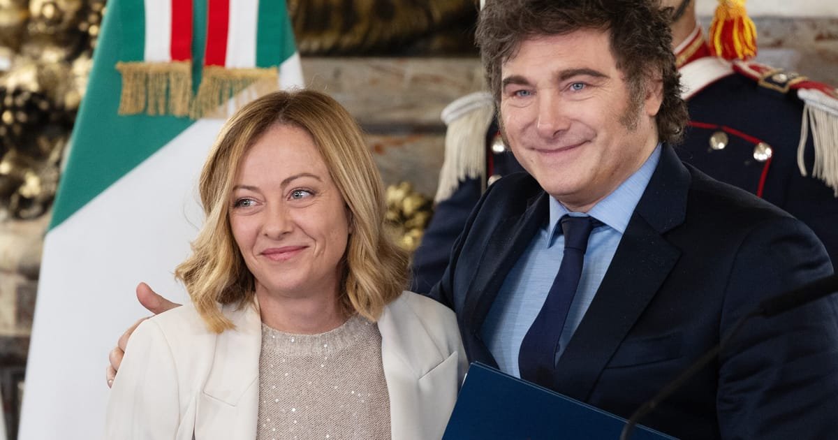 Giorgia Meloni to Bestow Italian Citizenship on Argentina’s Javier Milei