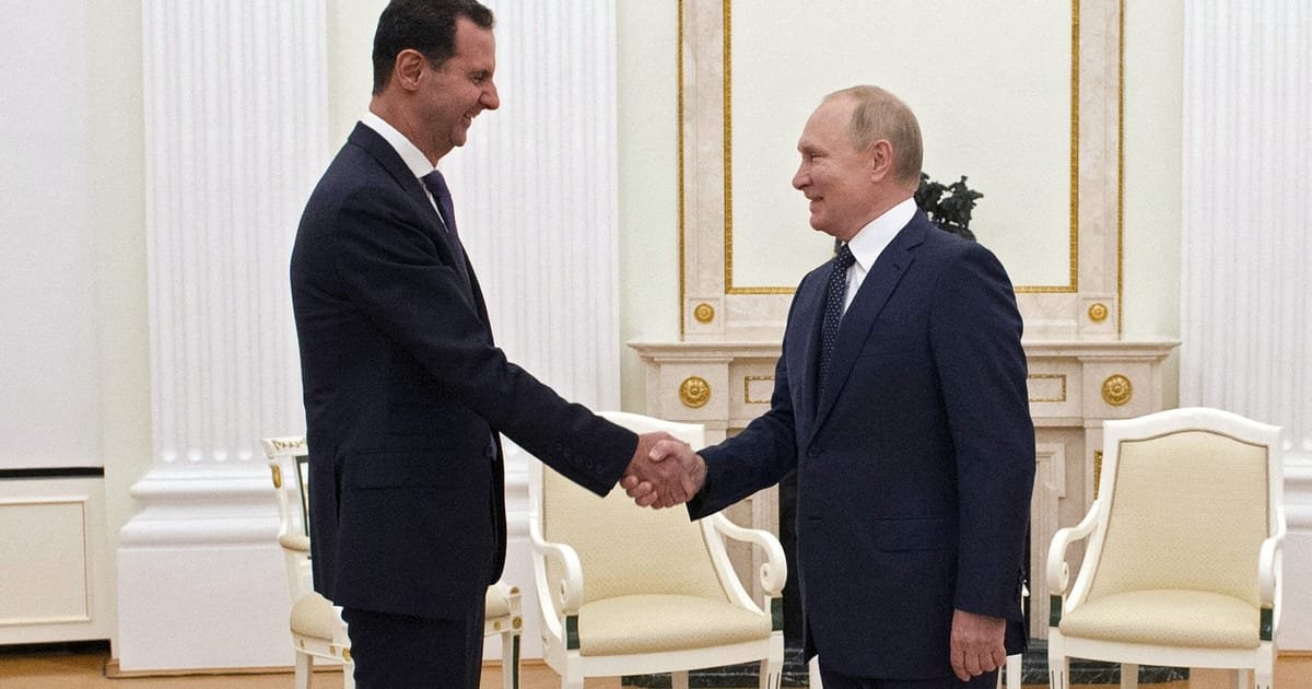 Putin Personally Approves Asylum for Syria’s Assad, Confirms Kremlin