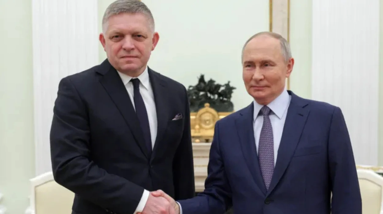 Slovak Prime Minister Fico Meets Putin to Address Ukraine Conflict