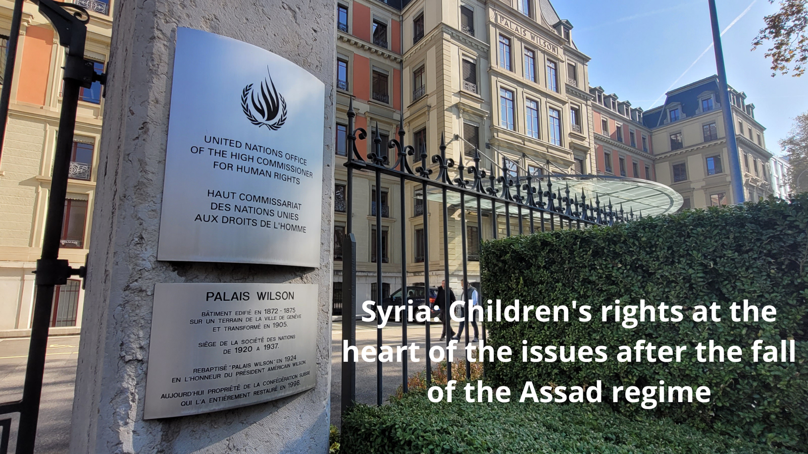 Syria: Prioritizing Children’s Rights in the Aftermath of the Assad Regime