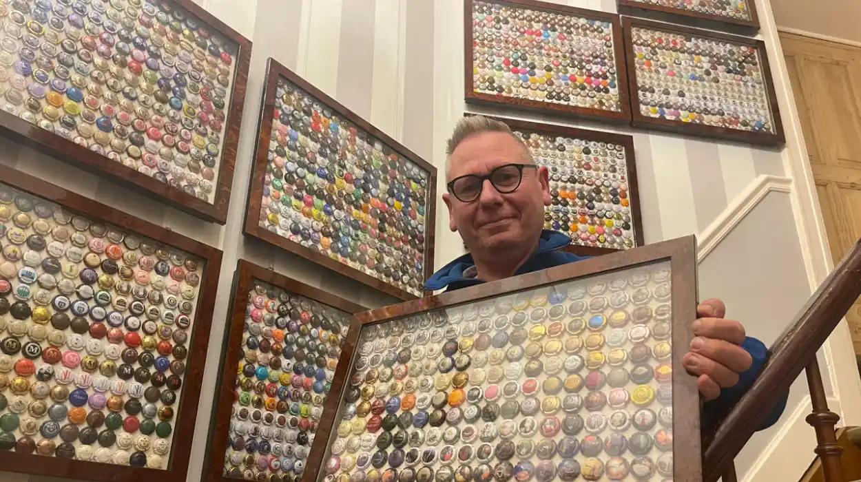 Ypres Florist Antoon Amasses Collection of 41,300 Champagne Capsules