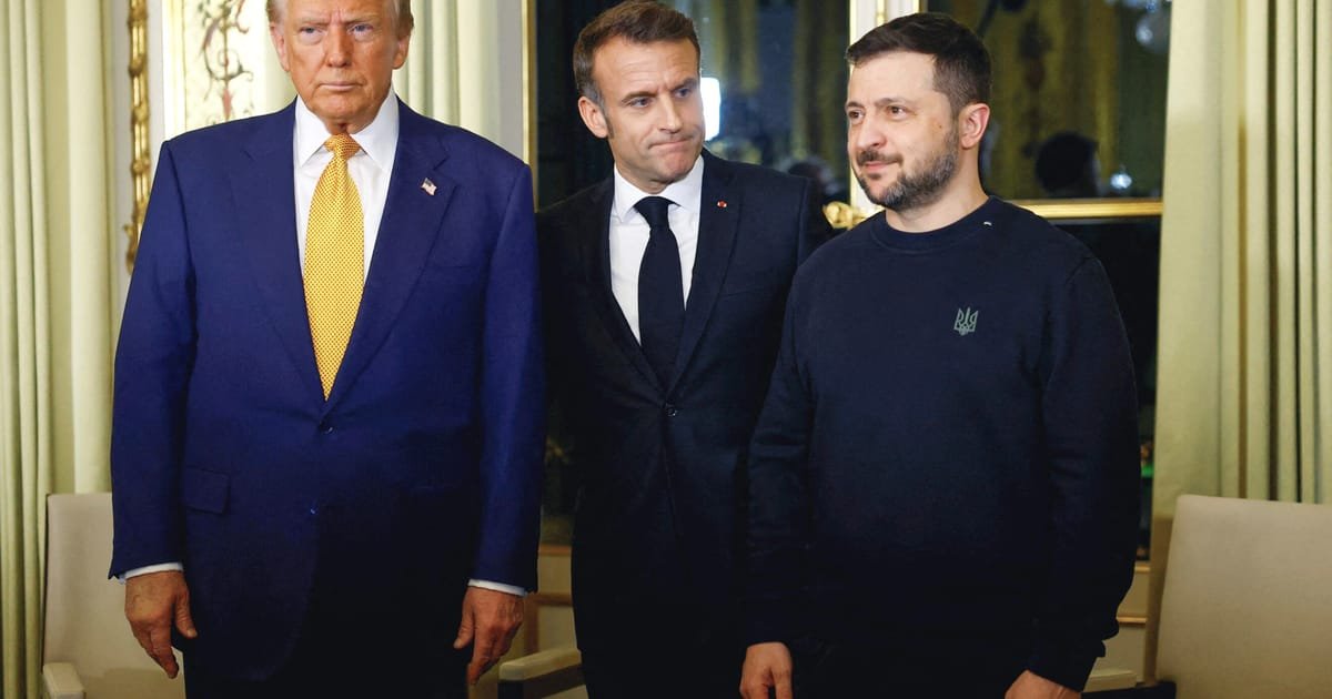 Zelenskyy and Trump Meet Macron for the First Time Since Reelection