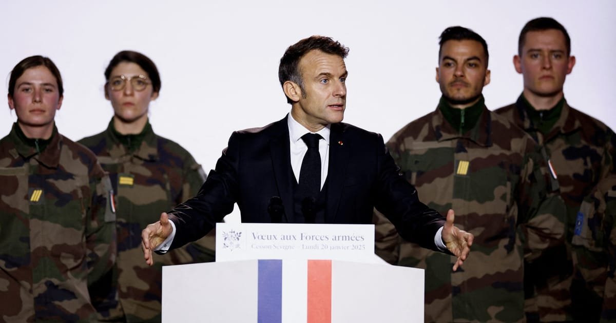 As Trump Visits, Macron Suggests NATO Spending Goal May Be Insufficient