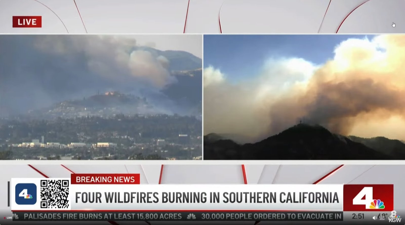 Catastrophic Firestorm Ravages Los Angeles: Five Lives Lost, 2,000 Structures Destroyed