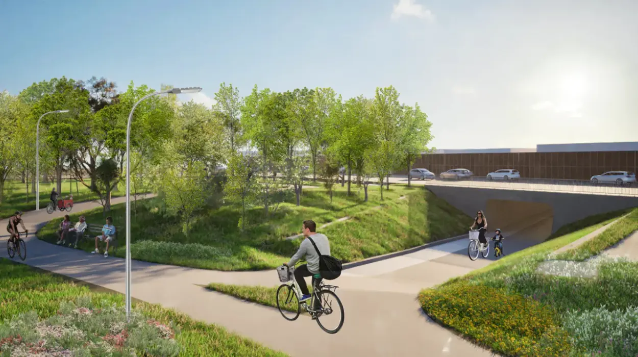 Construction of Kontich N171 Bike Tunnel Set to Begin in February 2025