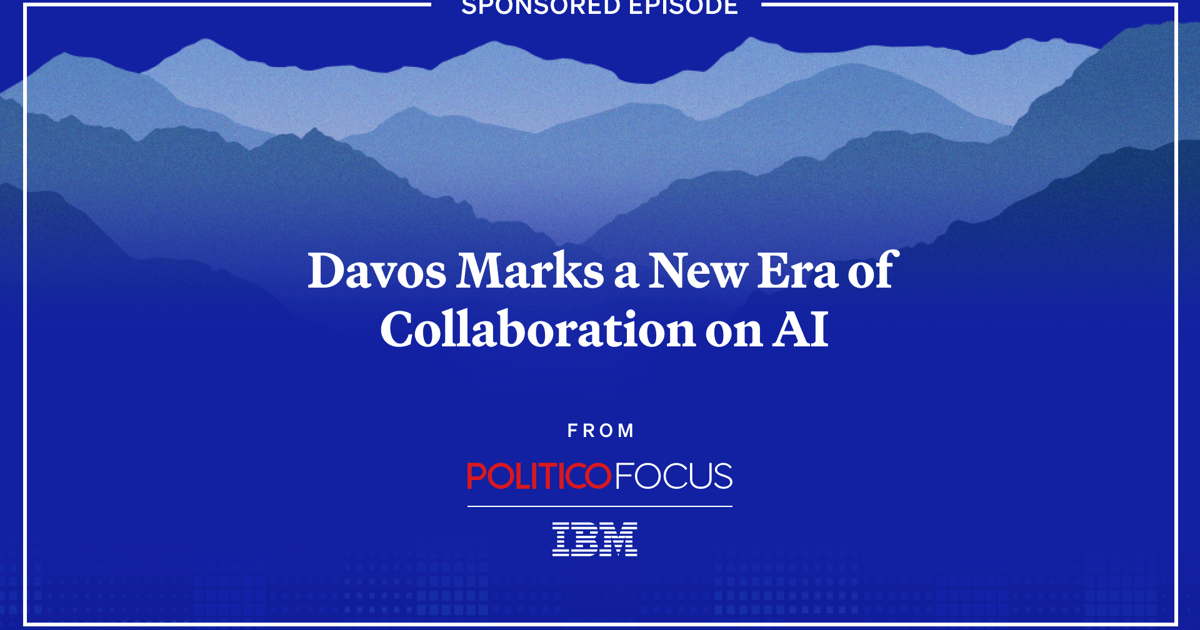 Sponsored Content: Davos Ushers in a New Era of AI Collaboration