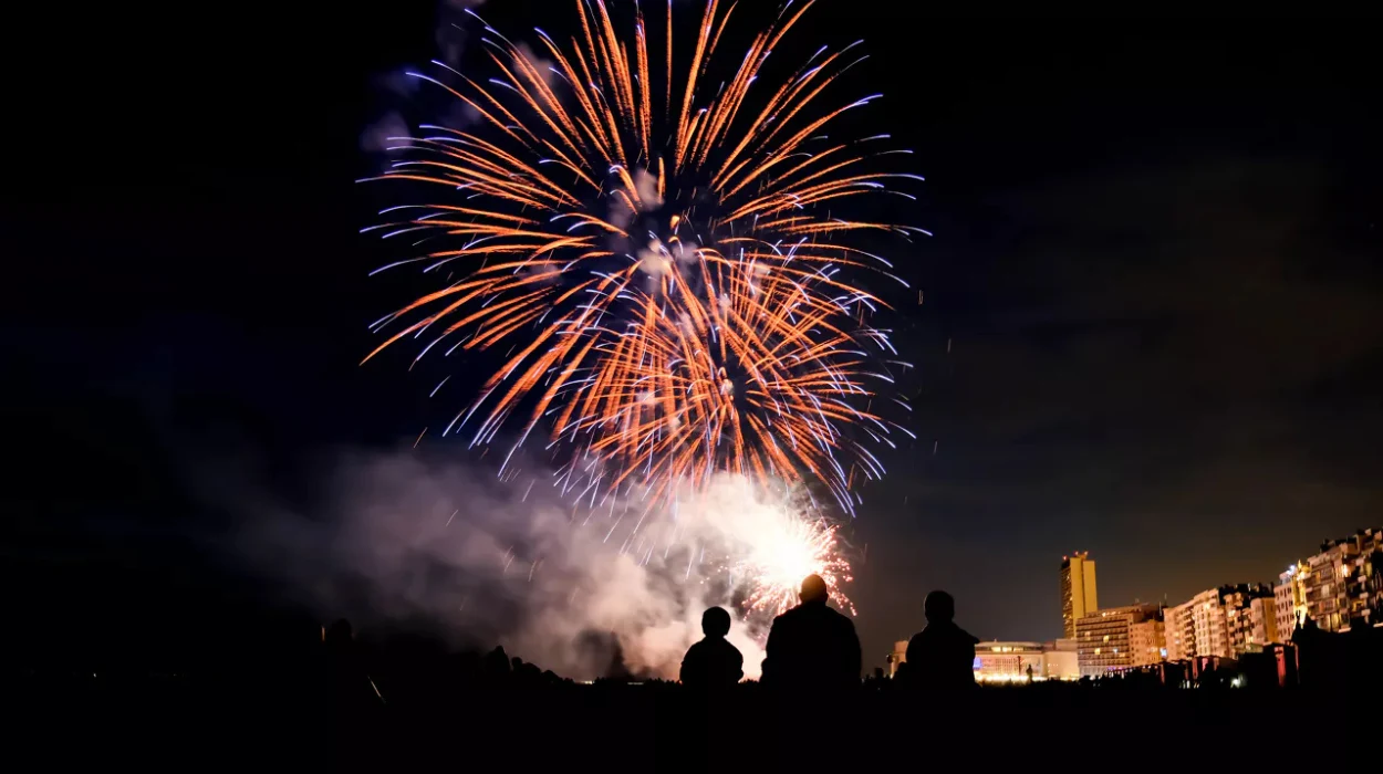 Strong Winds Force Cancellation of New Year’s Fireworks in Lommel and Edinburgh