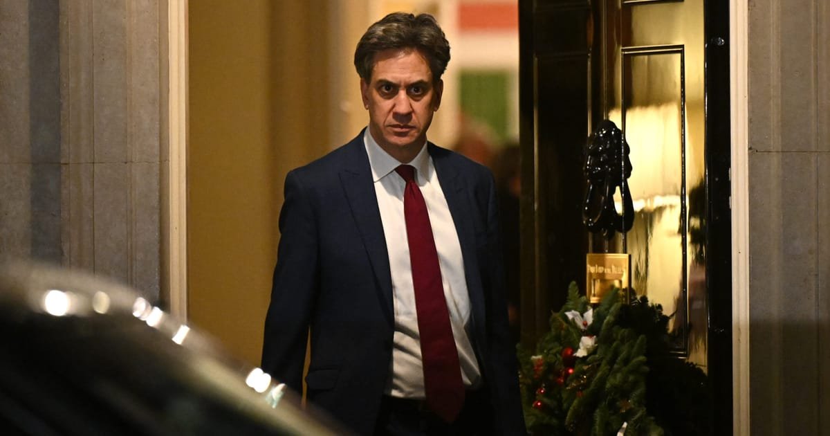 “UK Climate Chief Ed Miliband Faces Uphill Battle”