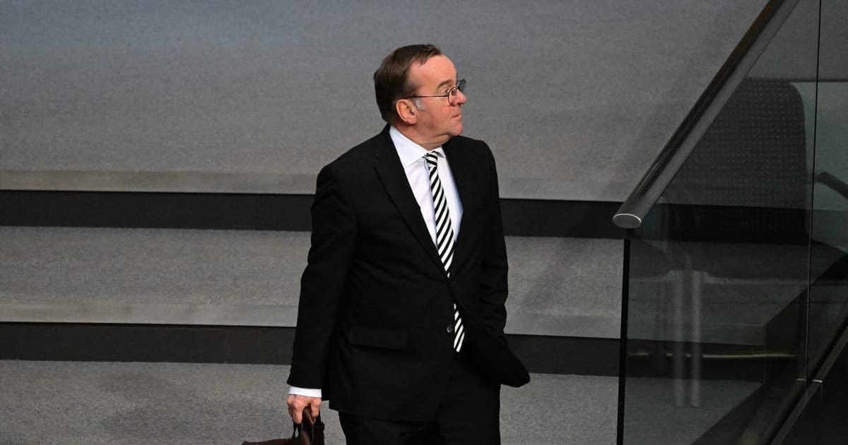 Germany’s Pistorius Pushes Back on Trump’s NATO Spending Request