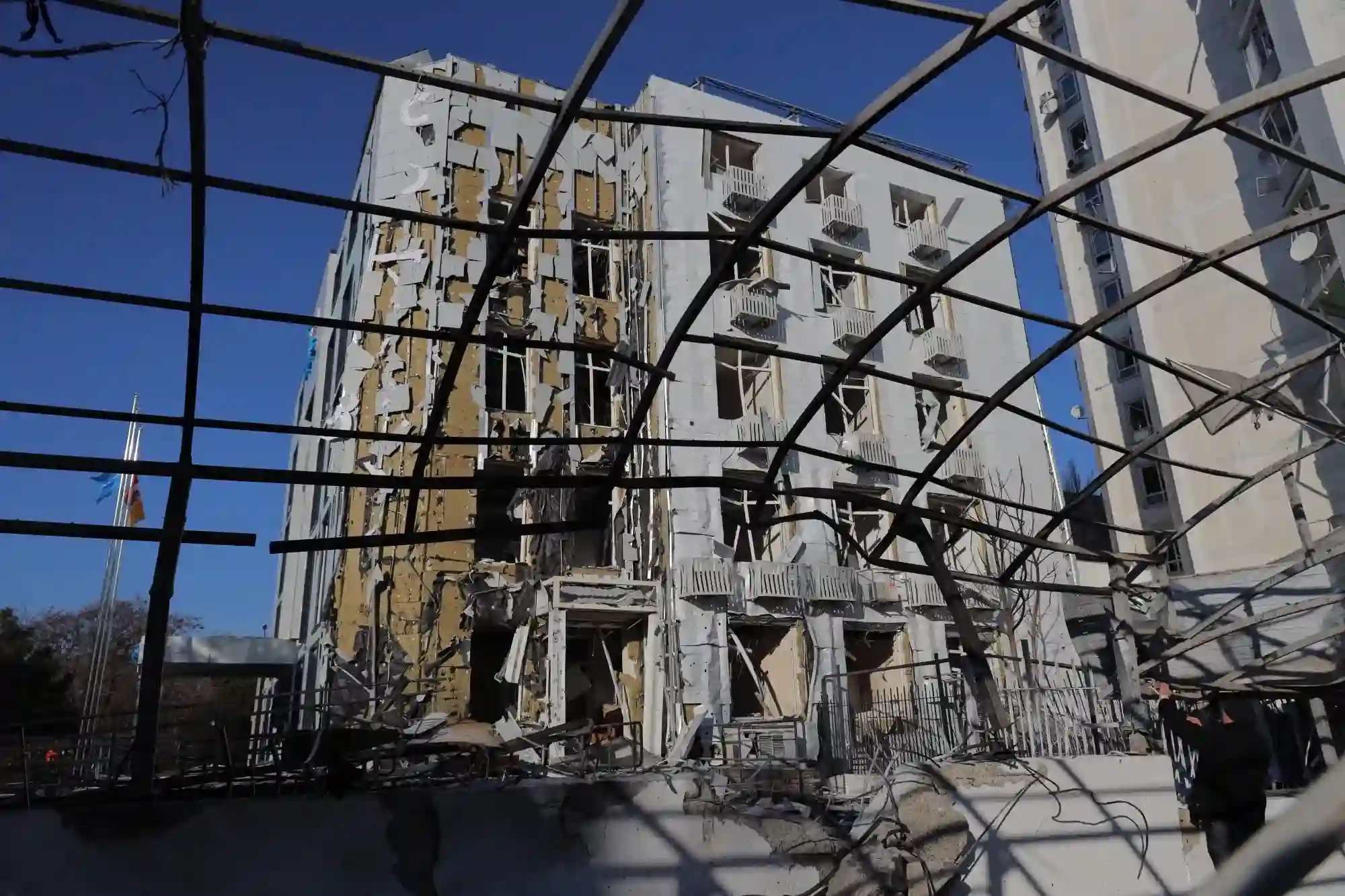 Russia’s drone attack struck the Ukrainian city of Odesa.