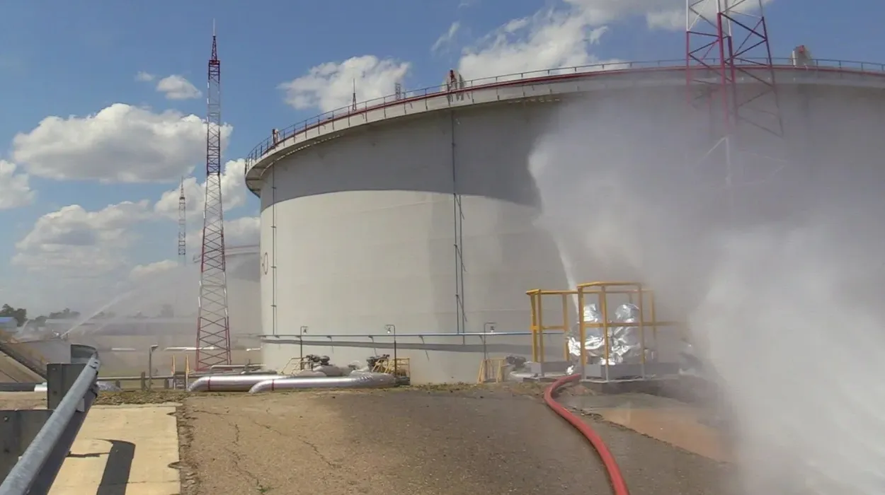 Ukrainian Drone Strike Shuts Down Key Russian Oil Station