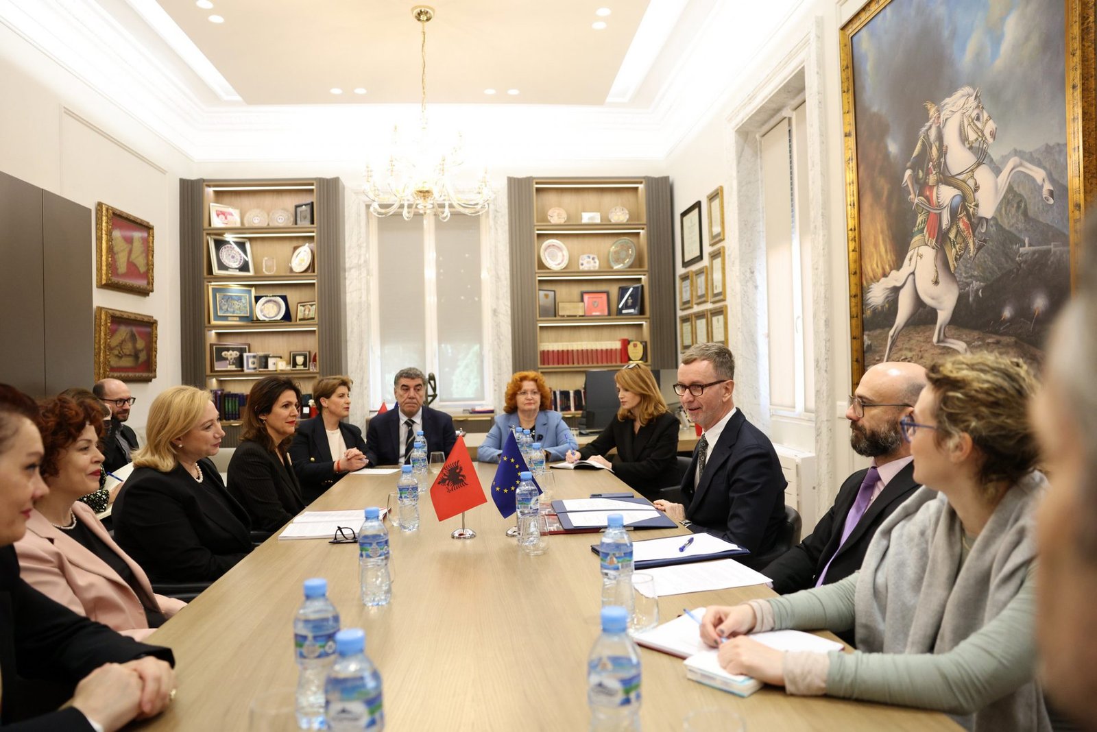Gonzato’s Visit to the Albanian Constitutional Court: EU Endorsement for Independent Justice Institutions