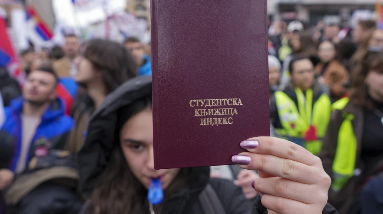 Serbian Students Rally Against Corruption and Injustice
