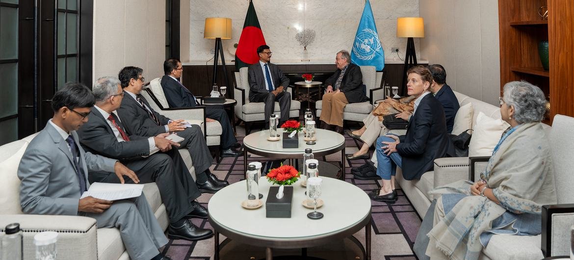 UN Chief Reaffirms Support for Bangladesh During Political Transition