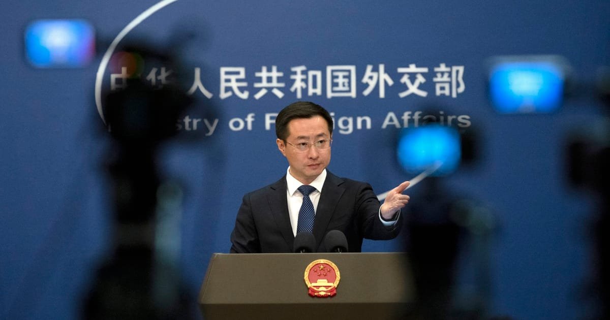 China Rejects Zelenskyy’s Accusation of Supplying Weapons to Russia