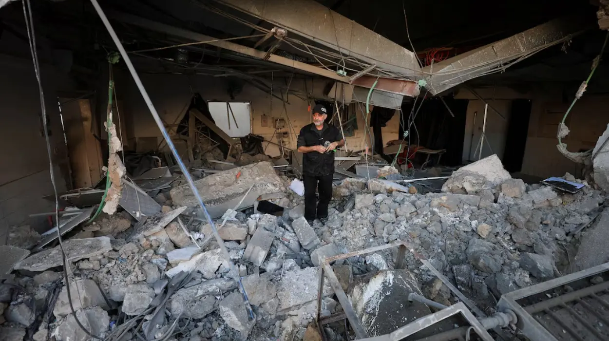 Israeli Missiles Strike Al-Ahli Hospital in Gaza on Sunday