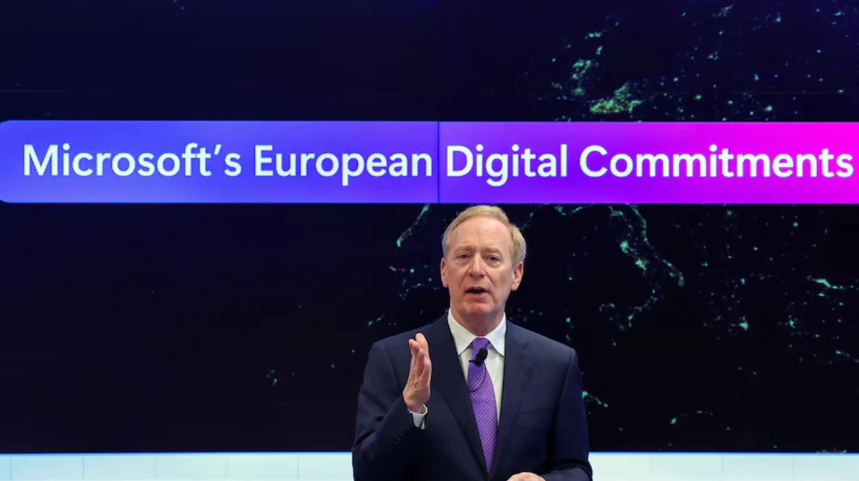 Microsoft President Backs EU Regulations Despite Rising U.S. Opposition