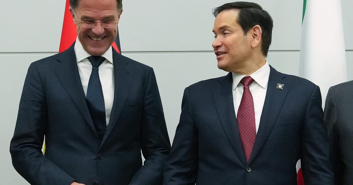 Rutte Grins, Rubio Exits as NATO Emerges Intact from Summit