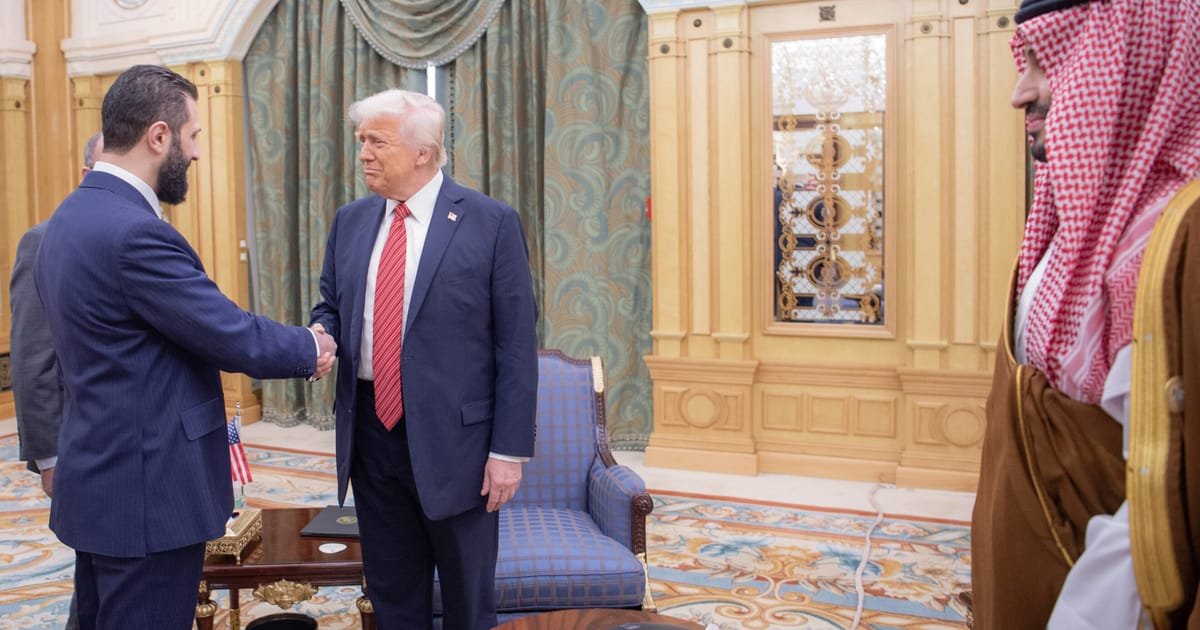 Following Handshake, Trump Urges Syria’s New Leader al-Sharaa to Repair Relations with Israel
