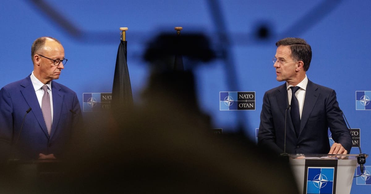 Germany’s Merz Eases NATO Stance Following Meeting with Rutte