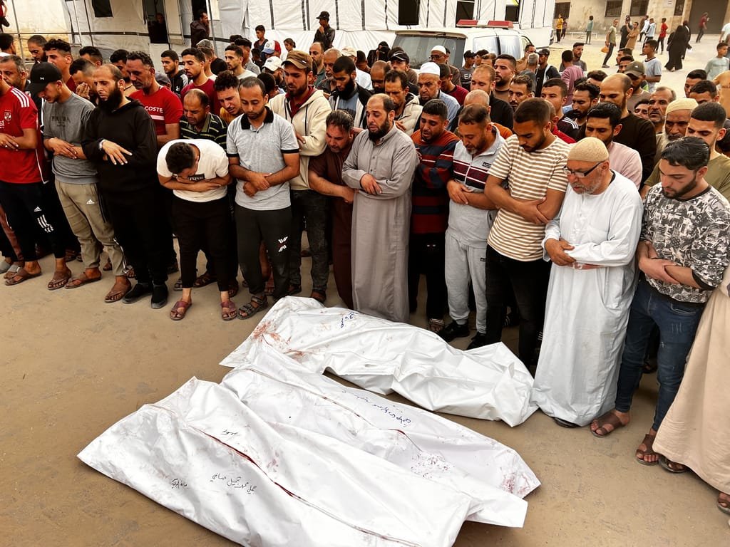 Israel Strikes European Hospital in Gaza Ahead of U.S. Ceasefire Talks
