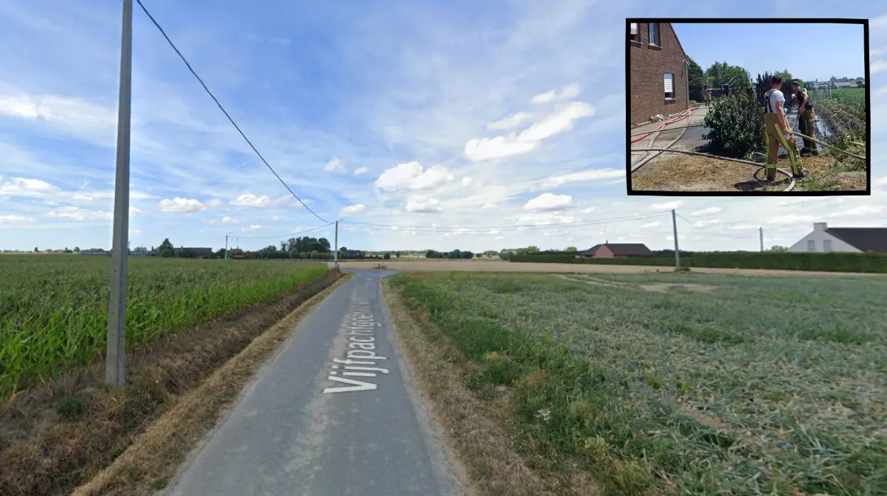 Barbecue Coal Mishap Sparks Tielt Hedge Fire