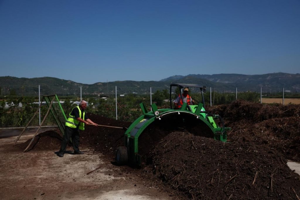 EU-Funded Composting Center in Cërrik, Albania Transforms Green Materials into Fertilizer