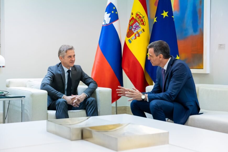 Golob and Sanchez in Madrid Discuss EU Response to Gaza Events