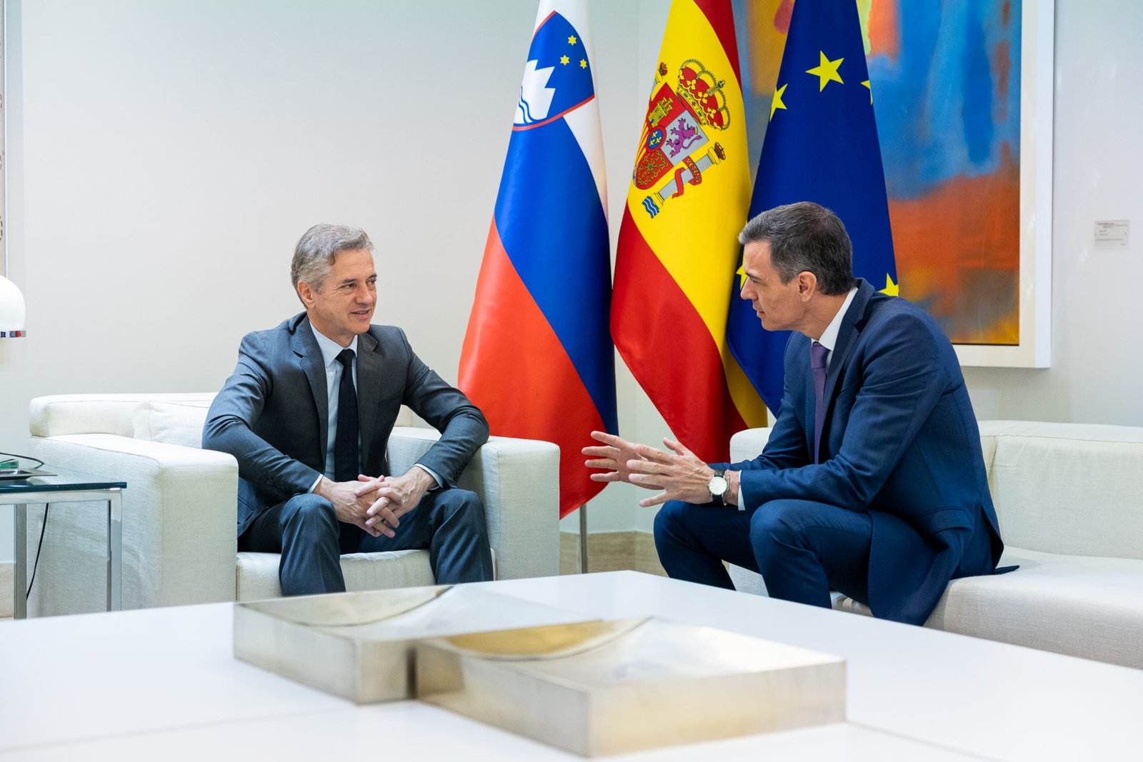 Golob and Sanchez in Madrid Discuss EU Response to Gaza Events