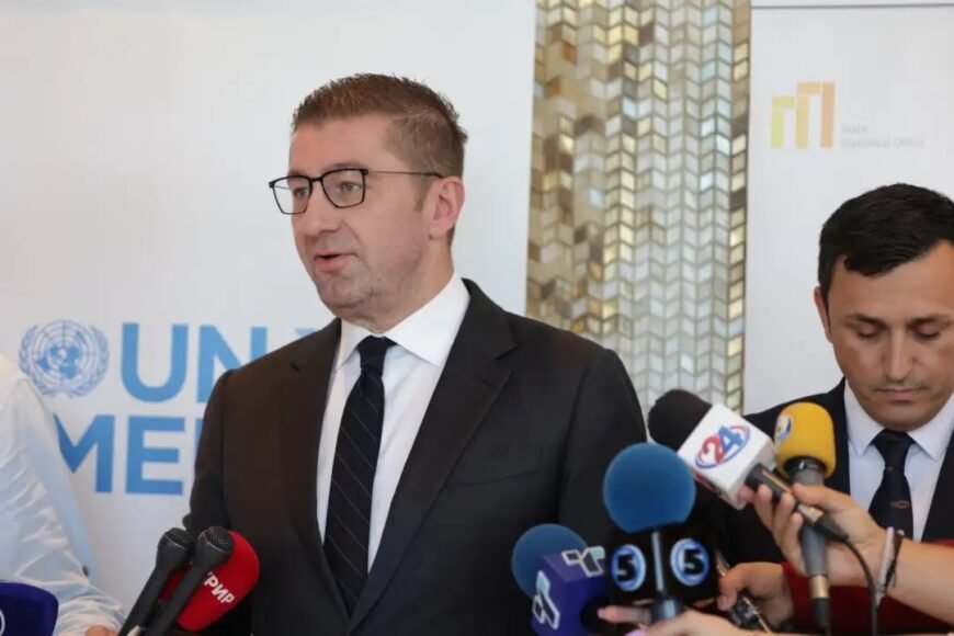 Mickoski: Europe Has an Opportunity to Rectify a Historical Injustice