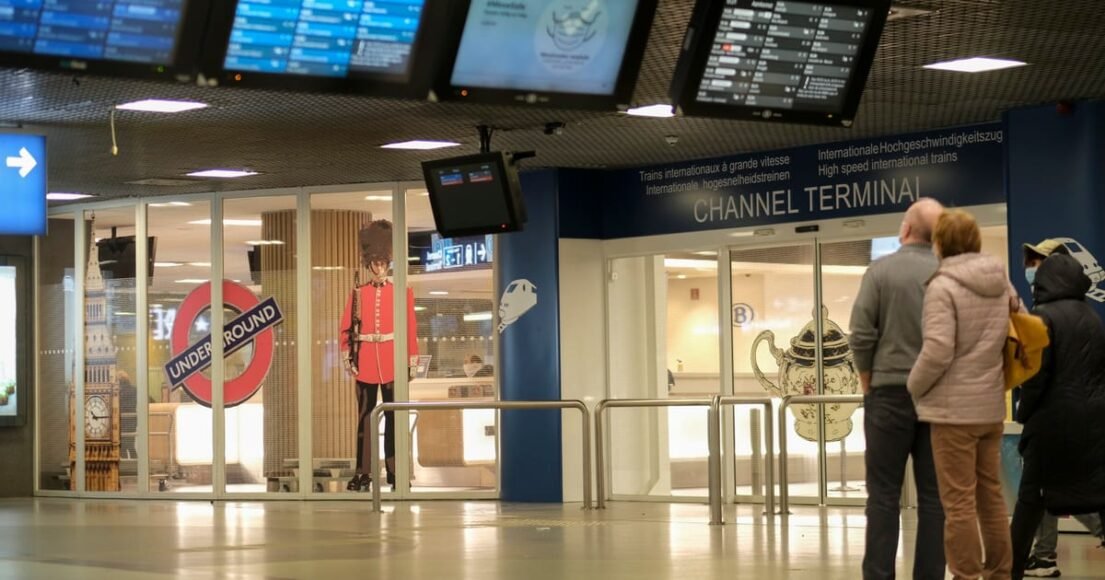 Prohibited Snacks Removed from Eurostar Departure Area at Brussels Midi Station