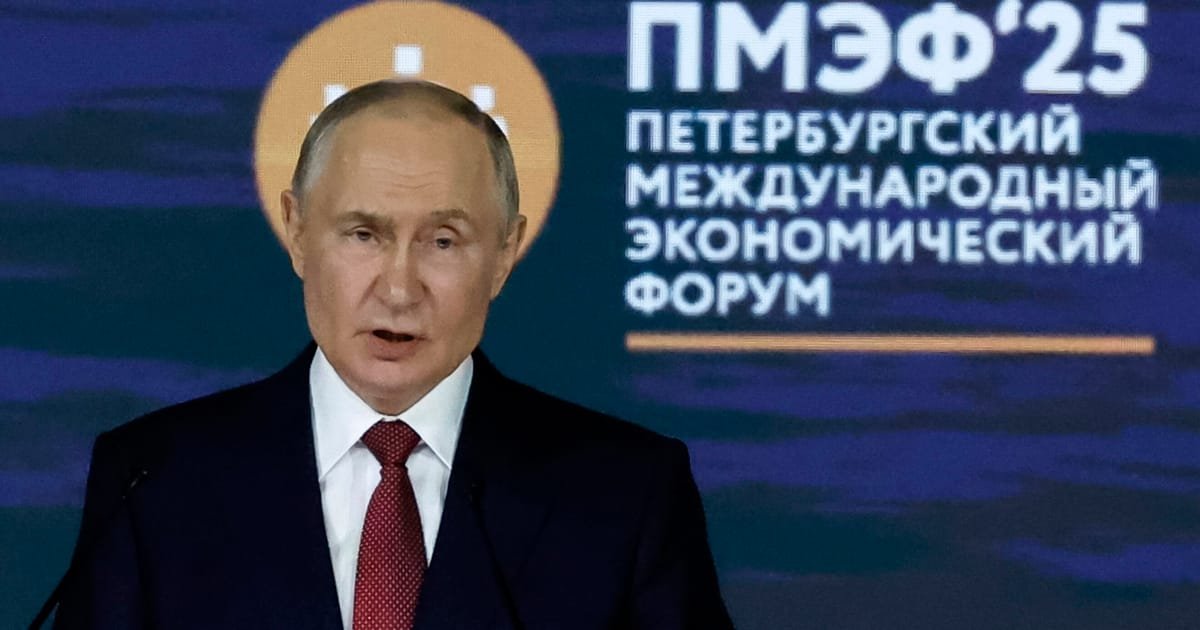 Putin Cautions Officials Against Allowing a Recession