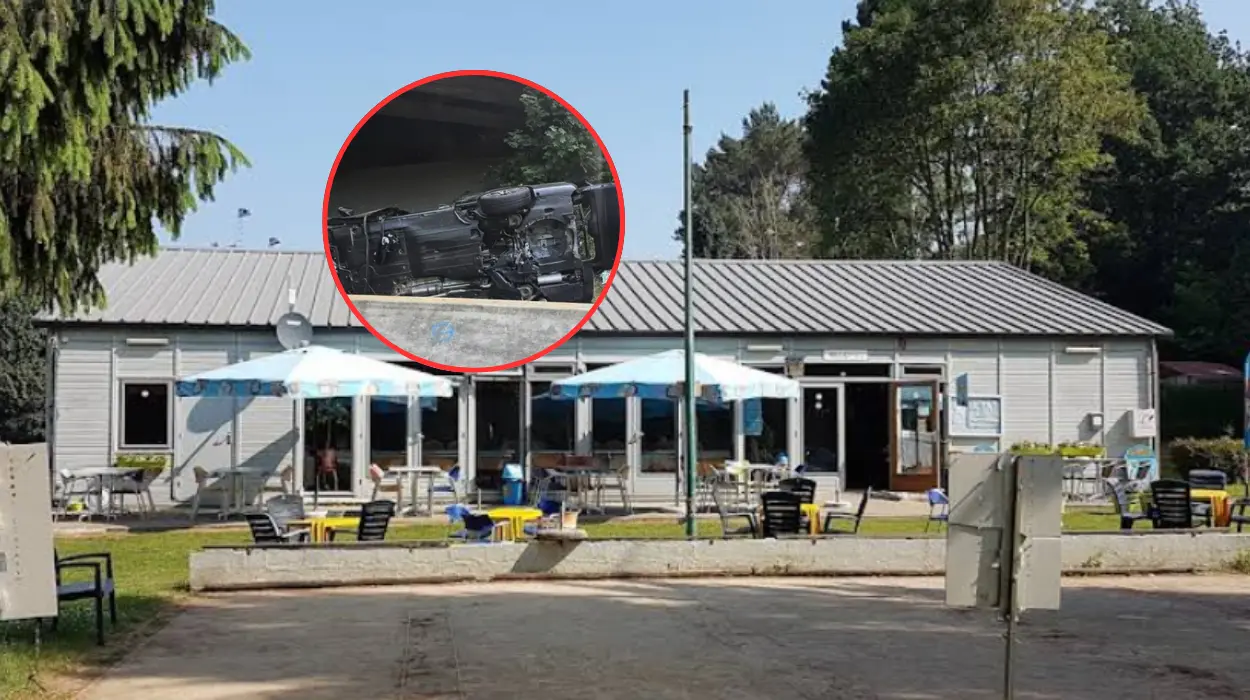 Vehicle Crashes into Bridge in Wezembeek-Oppem