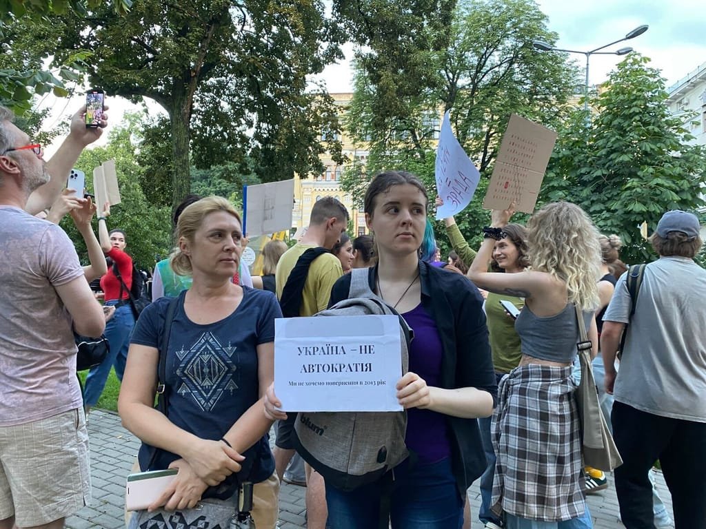 Anger Grows in Ukraine as Zelenskyy Enacts Law Targeting Corruption Watchdogs