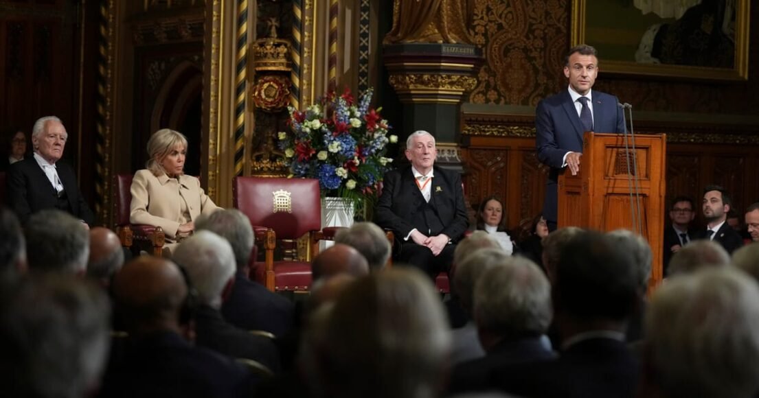 Macron: UK and France must save Europe