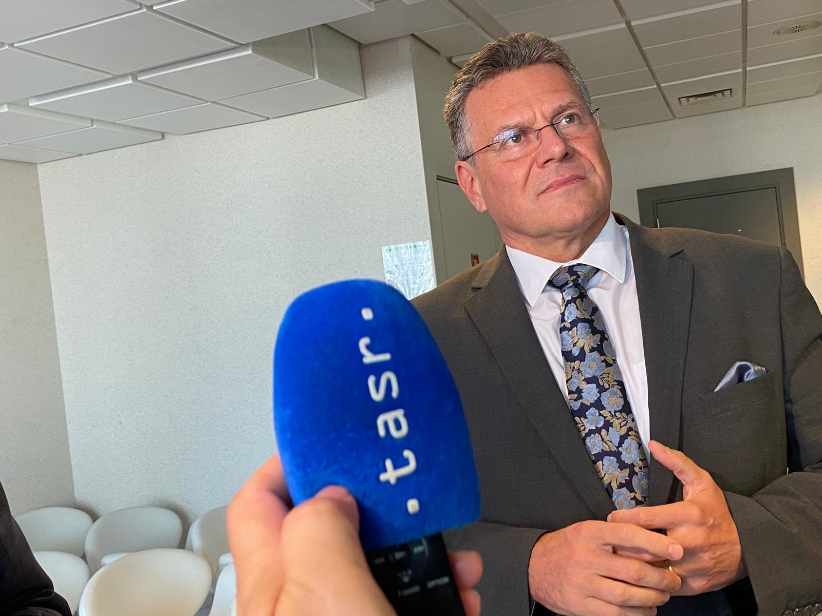 Šefovič will convey to the USA on Monday that the EU is prepared for customs countermeasures.