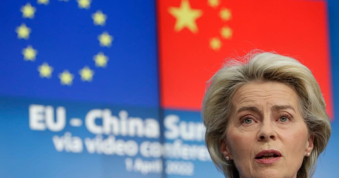 Von der Leyen Prepares for Contentious China Summit