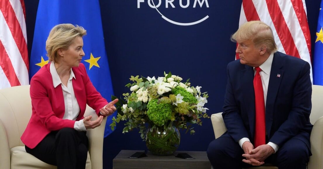 Von der Leyen to Meet Trump Sunday with EU-US Trade Deal in Sight