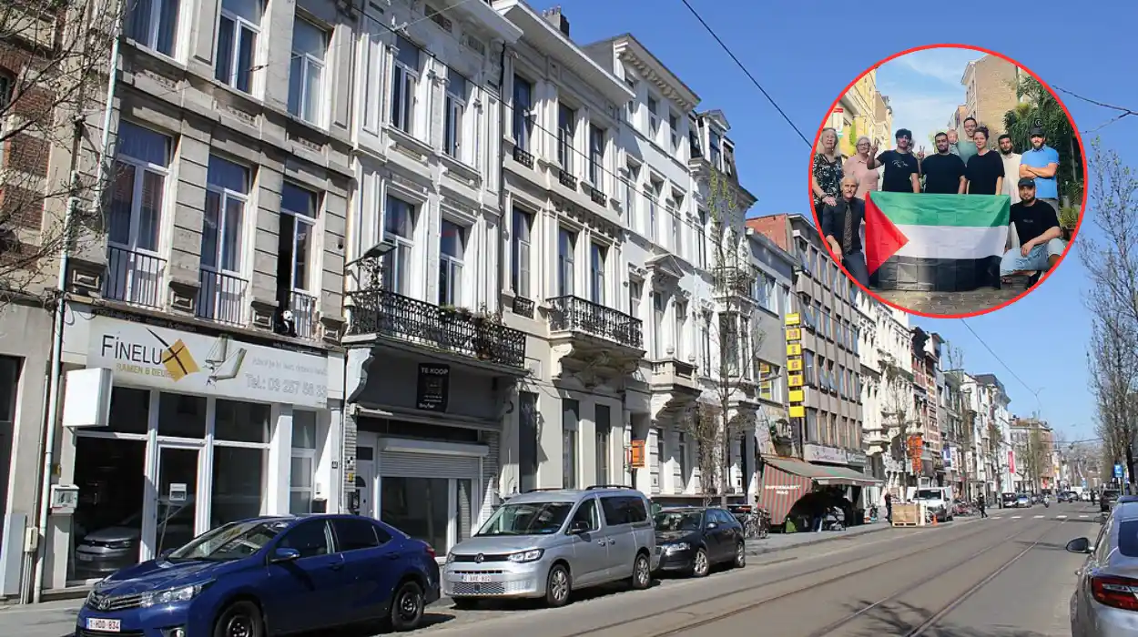 Antwerp Residents’ "Free Gaza" Flag Removed by Police