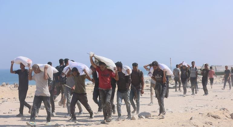 Gaza: Aid Trucks Arrive Amid Outrage Over Videos of Israeli Hostages and Attack on Red Crescent Staff