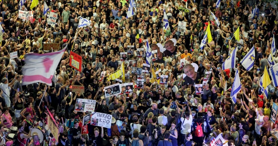 Thousands in Israel Protest Against Netanyahu’s Plan to Escalate Gaza War