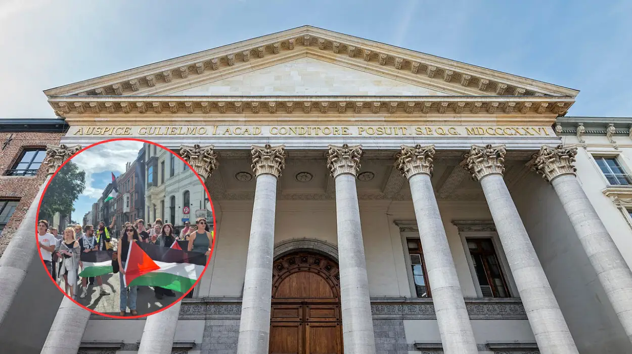 100 Activists Protest Israel Ties as UGent Academic Year Begins