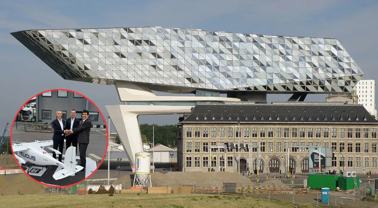 Drones Accelerate Chemical Sample Transport in Antwerp Port